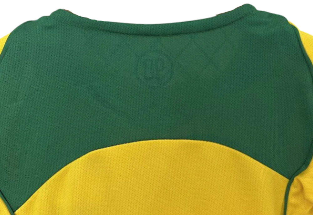 Brazil Home Jersey Kids Size 2004 Retro kit